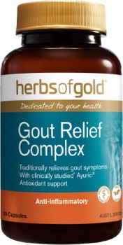 Herbs-of-Gold-Gout-Relief-Complex-60-Capsules on sale