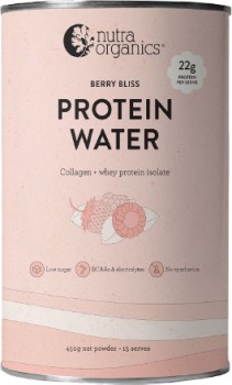 Nutra+Organics+Protein+Water+Berry+Bliss+450g