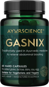 AyurScience-Gasnix-60-Hard-Capsules on sale