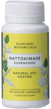 Eumundi+Botanicals+Nattokinase+Natural+Soy+Enzyme+60+Caps