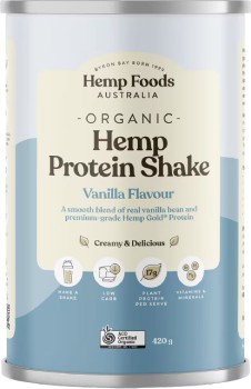 Hemp-Foods-Australia-Organic-Hemp-Protein-Vanilla-420g on sale