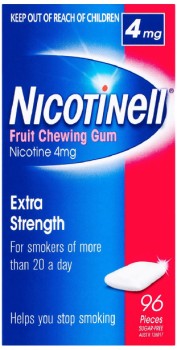 Nicotinell+Chewing+Gum+Fruit%E2%80%A8+4mg+96+Pieces