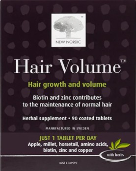 NEW-Nordic-Hair-Volume-Supplement-90-Tablets on sale