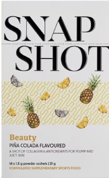 Perdays-SnapShot-Beauty-Pina-Colada-Flavour-14-x-15g-Sachets on sale