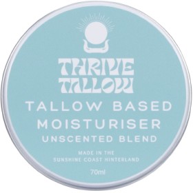 Thrive-Tallow-Tallow-Based-Moisturiser-Unscented-70ml on sale