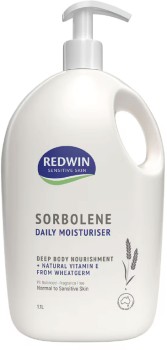 Redwin+Sorbolene+Moisturiser+With+Vitamin+E+1.1+Litre