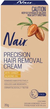Nair-Sensitive-Facial-Hair-Removal-Cream-20g on sale