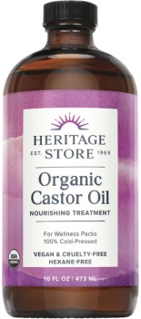 Heritage-Store-Organic-Castor-Oil-473ml on sale