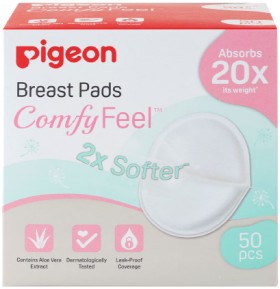 Pigeon-ComfyFeel-Disposable-Breast-Pads-50-Pack on sale