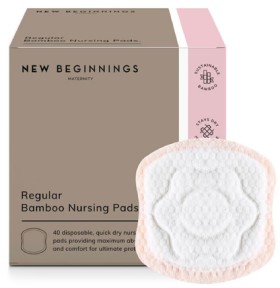 New+Beginnings+Regular+Bamboo+Nursing+Pads+40+Pack