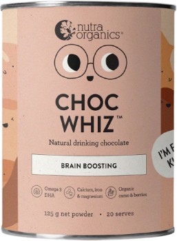 Nutra-Organics-Choc-Whiz-125g on sale