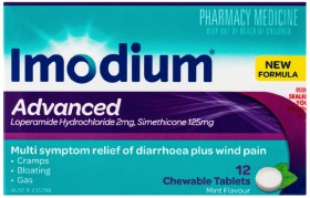 Imodium+Advanced+Diarrhoea+%26amp%3B+Wind+Pain+Relief+12+Chewable+Tablets
