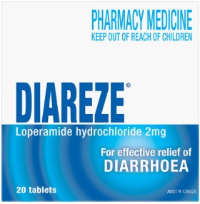 Diareze-Diarrhoea-Relief-20-Tablets on sale