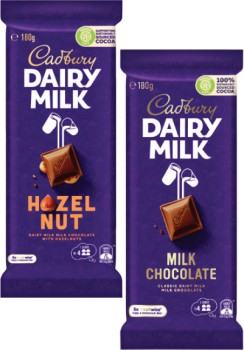 Cadbury+Dairy+Milk+Block+Chocolate+150g-190g
