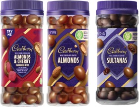 Cadbury+Chocolate+Coated+Fruit+or+Nut+Jar+270g-340g