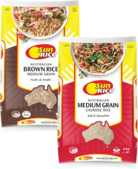 Sunrice-Medium-Grain-Rice-5kg on sale