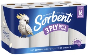Sorbent-3-Ply-Soft-Strong-Toilet-Paper-16-Pack on sale