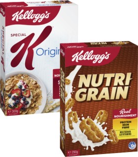 Kelloggs-Nutri-Grain-290g-or-Special-K-Cereal-300g on sale