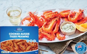 Coles-Australian-Frozen-Cooked-Extra-Large-Black-Tiger-Prawn-Box-3kg on sale