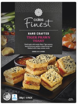 Coles+Finest+Frozen+Prawn+Toast+Squares+8+Pack+208g