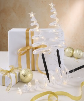 LED+Spiral+Tree+Stakes+Solar+3+Pack