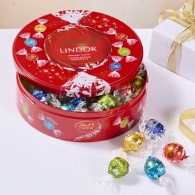 Lindt-Lindor-Limited-Edition-Round-Tin-396g on sale