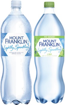 Mt-Franklin-Lightly-Sparkling-Water-125-Litre on sale