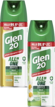 Glen-20-Disinfectant-Spray-300g on sale