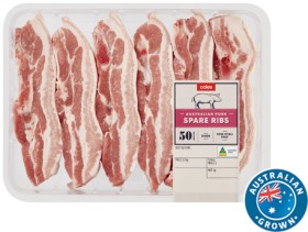 Coles-Australian-Pork-Spare-Ribs on sale