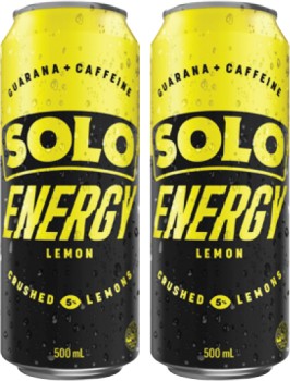 Solo+Lemon+Energy+Drink+500mL
