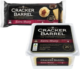 Cracker+Barrel+Cheese+Block+or+Slices+250g
