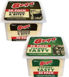 Bega-Cheese-Slices-500g on sale