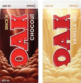 Oak+Flavoured+Milk+600mL