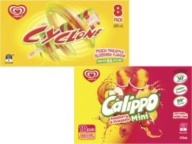 Streets+Calippo+8+Pack+575mL+or+Cyclone+Sticks+10+Pack+688mL