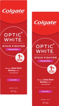 Colgate-Optic-White-Stain-Fighter-Whitening-Toothpaste-1-Hydrogen-Peroxide-100g on sale