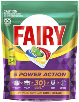 Fairy-5-Power-Action-Dishwashing-Tablets-34-Pack on sale