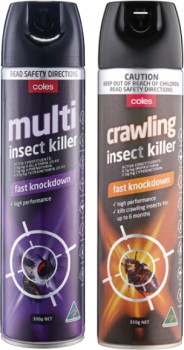 Coles+Fast+Knockdown+Multi+or+Crawling+Insect+Killer+300g-350g