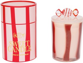 Red+Glass+Candy+Candle