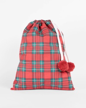 Kids+Christmas+Tartan+Sack