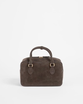 Genuine-Suede-Medium-Bowler-Bag on sale