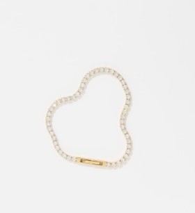 Waterproof-Cubic-Zirconia-Tennis-Bracelet on sale