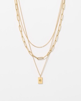 Waterproof+3pk+Pendant+Necklace+Set