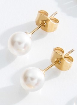 Waterproof-6pk-Faux-Pearl-Bead-Stud-Earrings-Set on sale