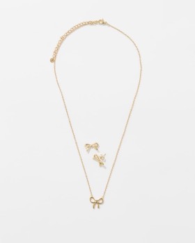 Waterproof-2pk-Bow-Jewellery-Set on sale