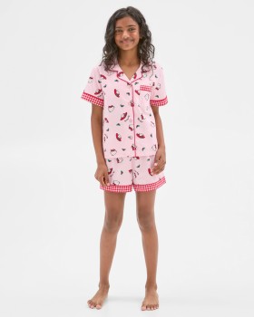 Christmas-Hello-Kitty-Woven-PJ-Set-Older-Girls on sale