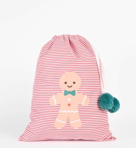 Kids%26rsquo%3B+Christmas+Gingerbread+Man+Sack