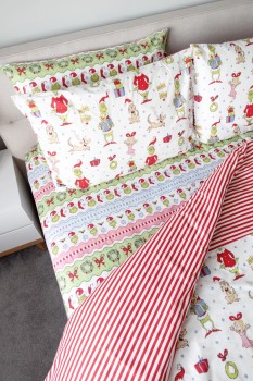 The-Grinch-Fitted-Sheet-Pillowcase-Set on sale