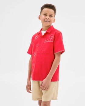 Kids-Christmas-Embroidered-Shirt on sale