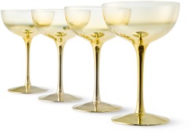 4-Pack-Gold-Coupe-Glasses on sale