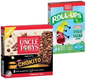 Uncle-Tobys-Roll-Ups-Le-Snak-6-Pack-or-Muesli-Bars-56-Bars-Selected-Varieties on sale